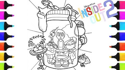 Inside Out 2 New Coloring Pages/How To Color All Emotions from Inside Out/Ncs Music