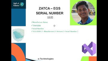 Zatca CSR - Serial Number Generate using C# (EGS E-Invoice Generation Solution ) UUID
