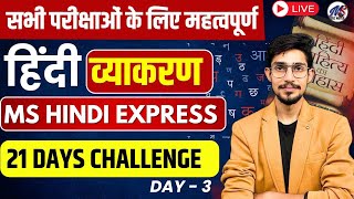 हिंदी व्याकरण For All Exam | Hindi Grammar Mcqs  By Mohit Sir👈