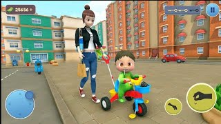ANIME MOTHER SINGLE MOM SIM 3D  ANDRIOD GAMEPLAY screenshot 4