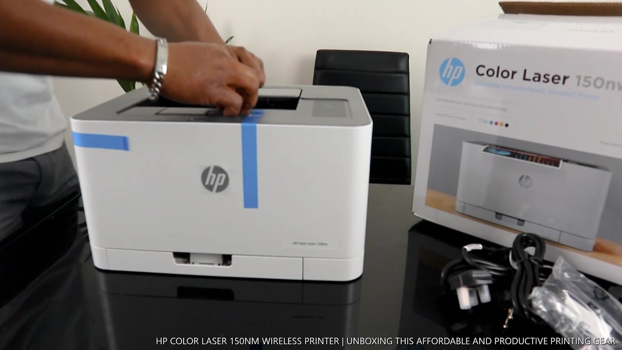 HP Colour Laser 150nw Wireless Color Laser Printer with Built-in Ethernet  and WiFi-Direct, Smallest Color Laser in its Class