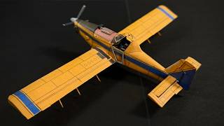 Air Tractor AT-502B Papercraft Model (1/100 scale) - built from paper