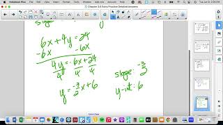 Big Ideas Algebra 1 Ch3.6 Extra Practice Detailed Answers Profile