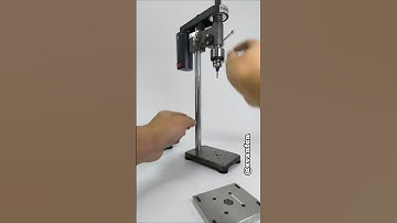 Small drill press model that can be extended in height. #svanfon #machine #cnc #benchdrill