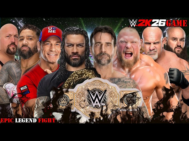 Roman Reigns vs CM Punk vs Brock Lesnar vs Cena vs Goldberg
