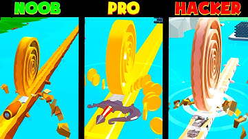 NOOB vs PRO vs HACKER - Spiral Roll