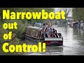 125. Narrowboat out of control and crashes on the Grand Union Canal.