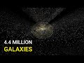 Astronomers create a map containing 4.4 million galaxies