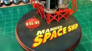 1957 Revell XSL-01 Manned Space Ship Build Part 4: Finale