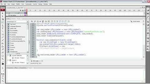 Tutorial Program Adobe Flash cs3 - Action script