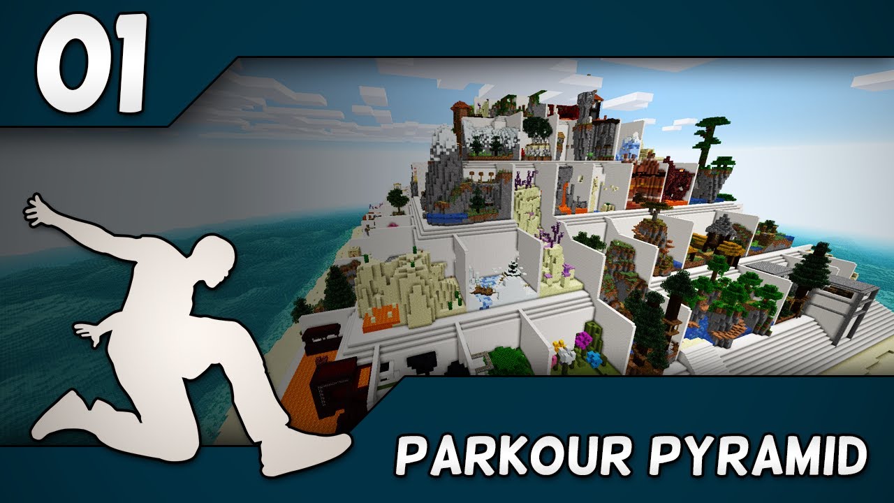 KILPAILU ALKAKOON! | Parkour Pyramid w/ Slinkon