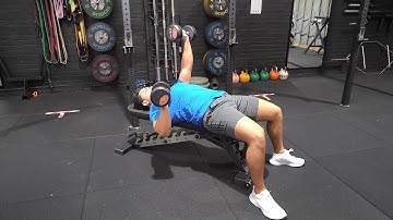 Single Arm Dumbbell Bench Press Eccentric | Chest | Strength and Conditioning Exercises