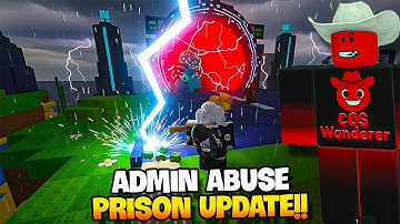 Admin Abuse in the NEW Prison Update is INSANE! | Plants vs Brainrots
