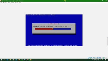 install RedHat Linux in Oracle VM Virtualbox on windows 10.