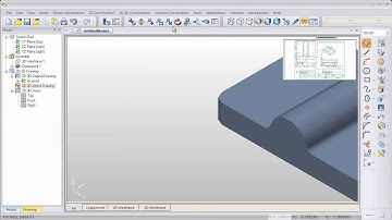 Part Modeler Video Tutorial - How to create a 3D model from a 2D drawing