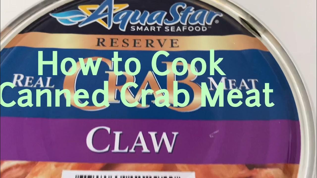 How to cook canned crab meat - YouTube