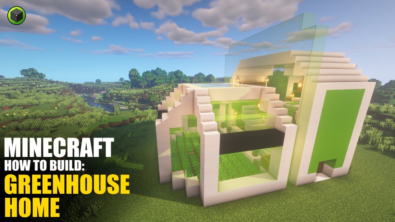 HOW TO BUILD: GREENHOUSE HOME | MINECRAFT BUILDINGS 
