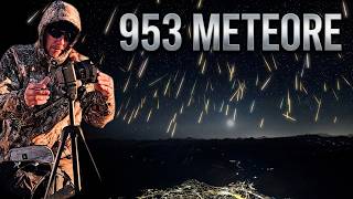 Massiver Meteorschauer in Chur (Schweiz) – die Geminiden, mit einer Amateurkamera...
