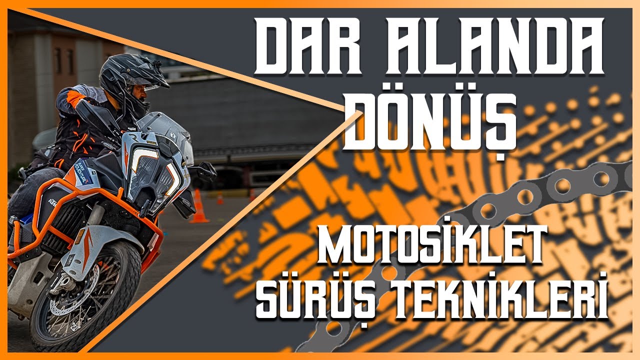 Bölüm 2 - Motosiklette Dar Alanda Dönüş | Motosiklet Sürüş Teknikleri | Sezer Saykal