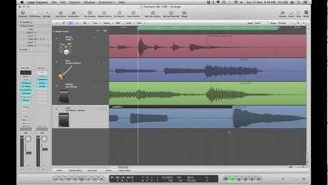 Correcting the timing of an audio recording in Logic 8