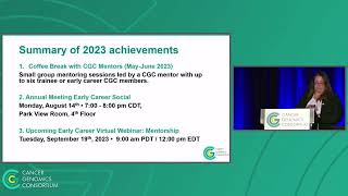 CGC Early Career Program Updates