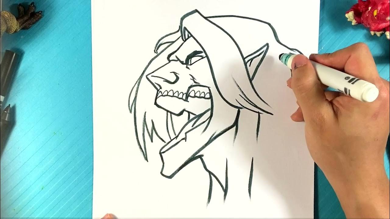 Attack On Titans Drawing 24 How to Draw ATTACK ON TITAN - Eren Yeager - YouTube