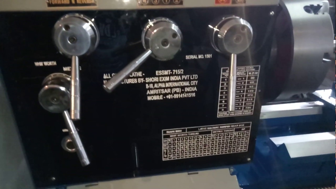 All Geared lathe machine 