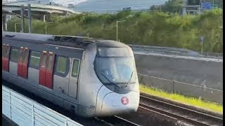 {EAL} Southbound SP-1900 train (E217-E219) passing Tong Hang (East)