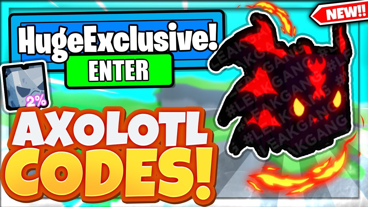 ALL NEW HUGE MYTHICAL *AXOLOTL UPDATE* CODES In Roblox Pet Simulator X! 