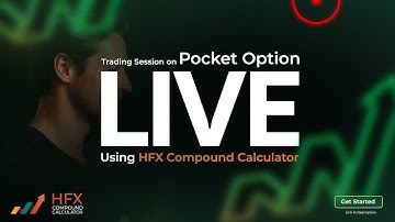 LIVE Binary Options Trading | Pocket Option + HFX Calculator | 05/01/2025