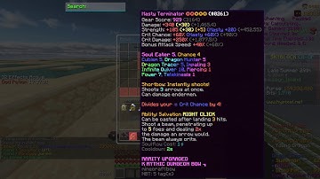 Terminator Bow in Vanilla Minecraft (1.17) (Hypixel Skyblock)