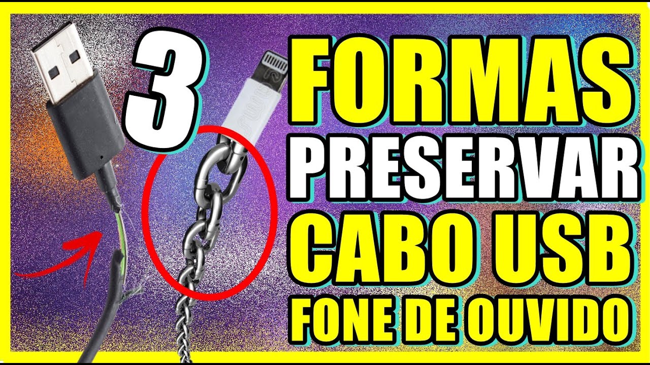 Como fazer uma proteção para cabos de iPhone e iPad - Dicas #002 / Tv Jovem  