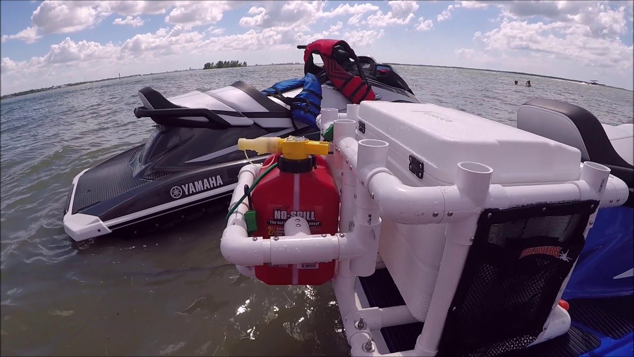 Rod Holders on your Jet Ski. Drill or not drill - The Hull