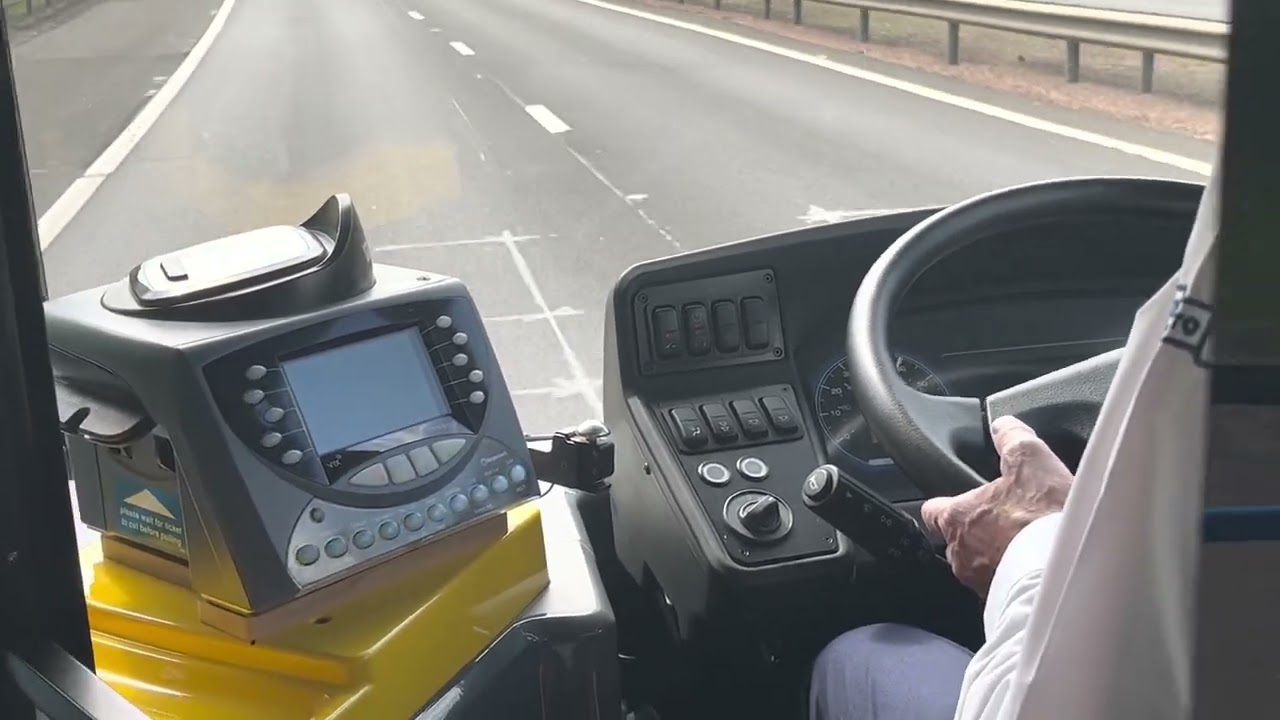 Stagecoach East Scotland Autonomous Bus in action