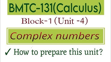 bmtc 131 calculus complex numbers|@vmatics444
