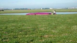 Powered Parachue Stall Into Swoop Pond