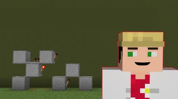 Minecraft: Easy 1 Wide XOR Gate Circuit [Tutorial]