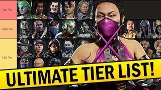 Mortal Kombat 11  The Definitive Ultimate Tier List!