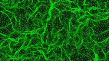 Green Mesh Moving Animation Background