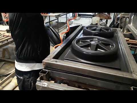 პლასტმასის ამოღუნვა თერმო-ვაკუუმ დანადგარზე