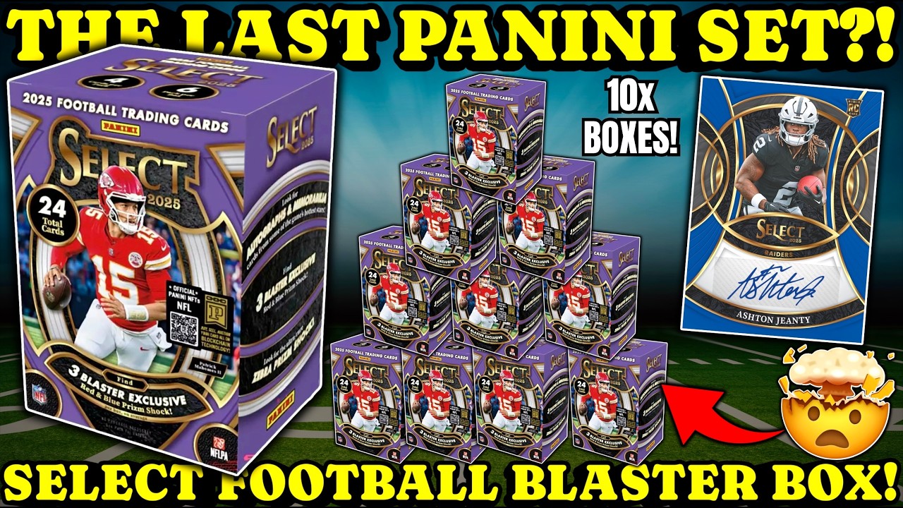 *The LAST Panini Retail Football Set EVER?!🤯 2025 Select Football Blaster Box Review!🏈