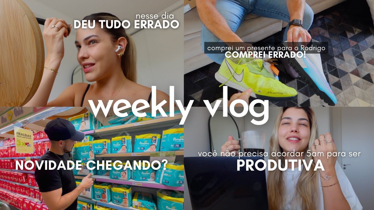 WEEKLY VLOG | TREINO É INGRATO, TUDO DEU ERRADO, ROTINA DA SEMANA, NOVIDADE CHEGANDO?