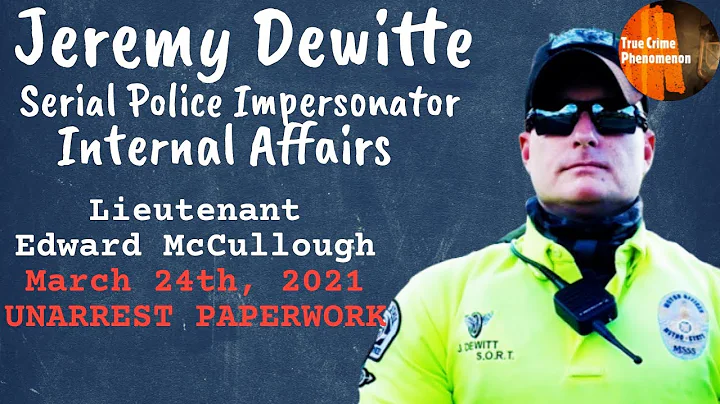 Jeremy Dewitte -LT McCullough Internal Affairs Int...