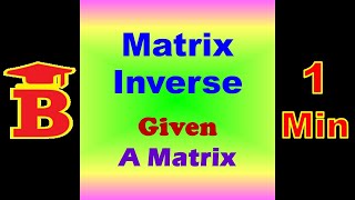 Inverse of a Matrix