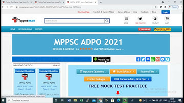 MPPSC ADPO 2021, Free Mock Test Series, eBook, Printed Material, Important Question, Update Syllabus