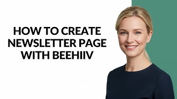 How to Create Newsletter Page with Beehiiv - Julia