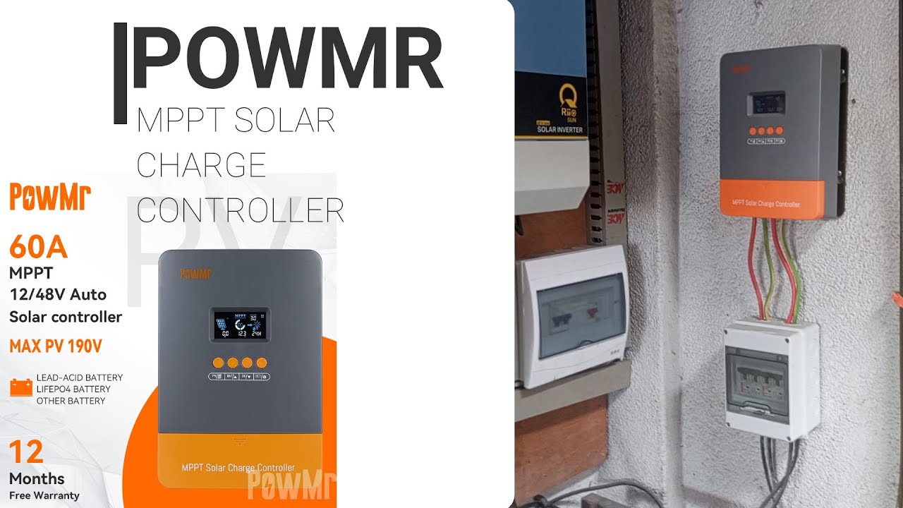 POWMR 60a - Murang MPPT Solar Charge Controller.