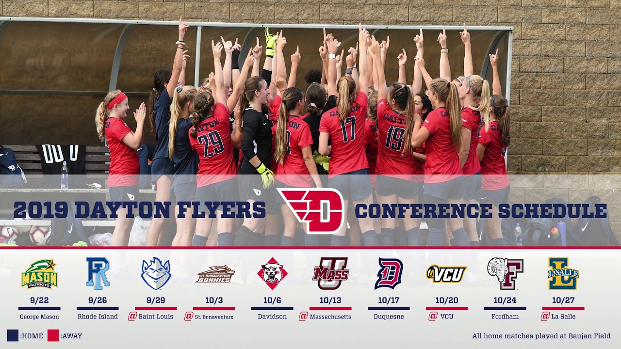 2019 Dayton Women's Soccer Schedule YouTube