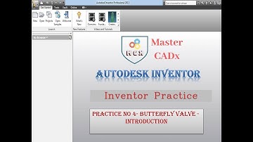 Inventor Practice No 4 Butterfly Valve  Introduction