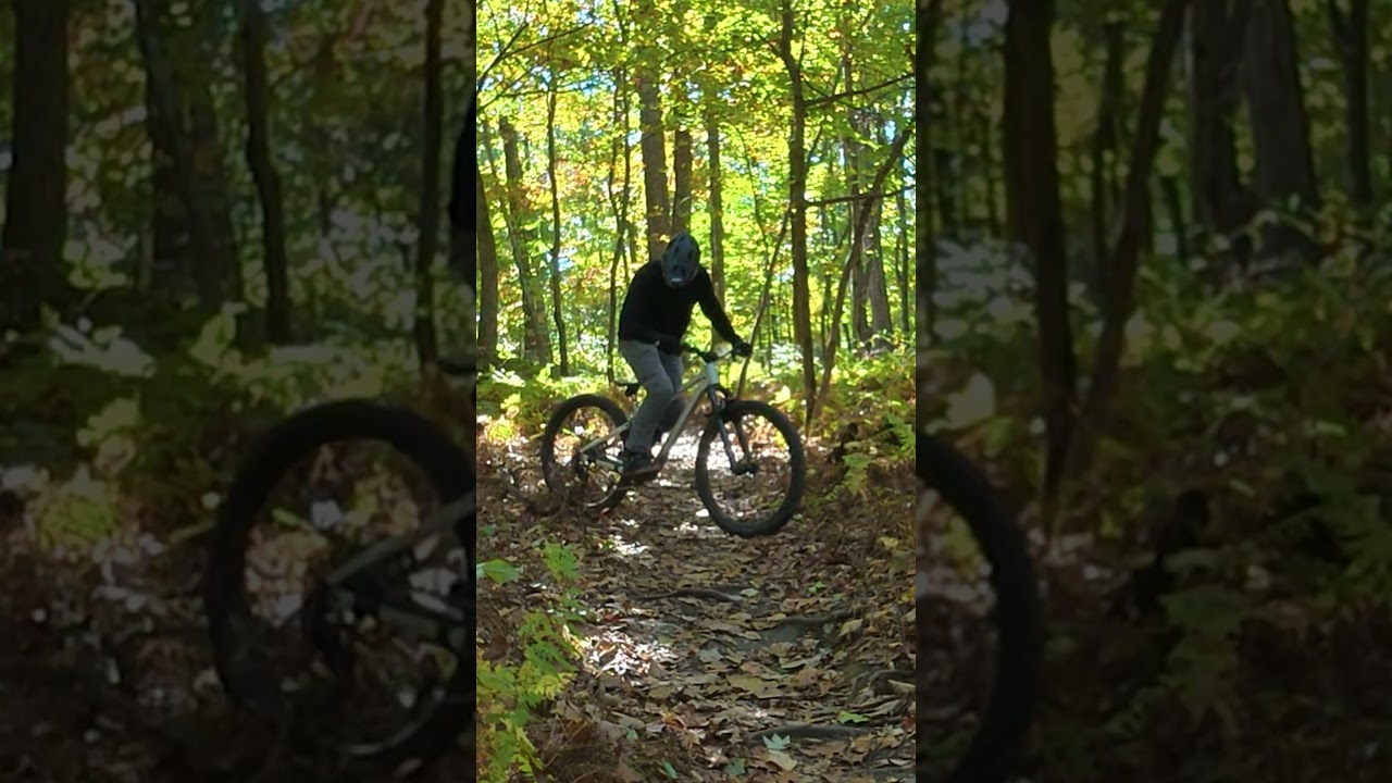 Just squirm around a lot and make stuff shoot up in the air #mtb #howto #mountainbiking